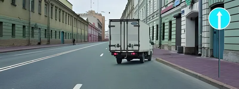 Question 2: Which rule does the driver violate when entering the yard?