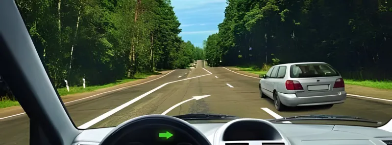 Question 3: In this situation, when changing to the adjacent lane: