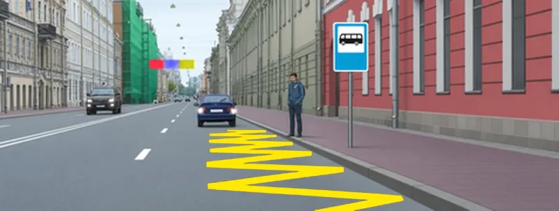 Question 3: Is it permitted to approach the passenger by driving in reverse?