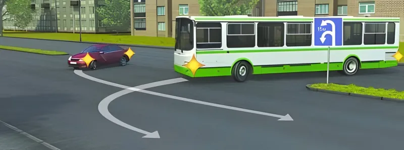 Question 1: Which vehicle driver must yield?