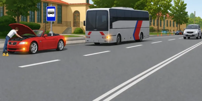 Question 3: How should the fixed-route bus driver act in this situation?