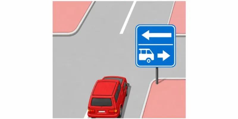Question 2: In which directions is traffic permitted?