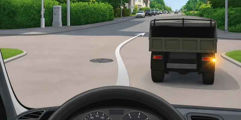 Question 3: In this situation, are you permitted to perform the indicated maneuver?