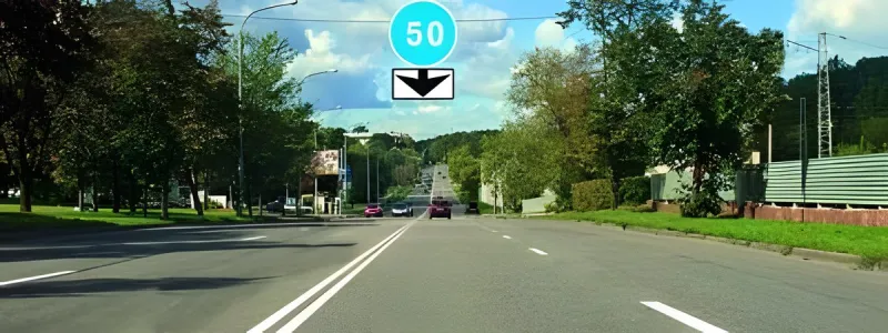 Вопрос 105: Какой скоростной режим установлен на дороге данными знаками?