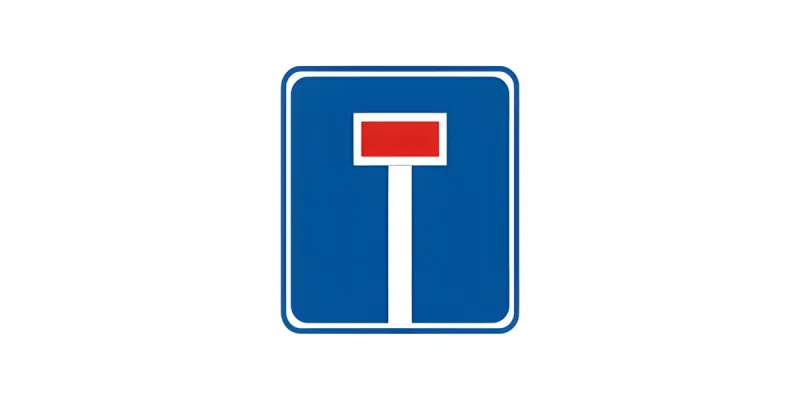 Question 6: This traffic sign indicates: