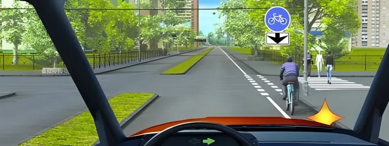 Question 10: When making a right turn, you must yield to: