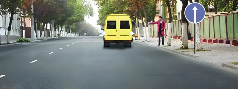 Вопрос 187: Движение задним ходом в данной ситуации: