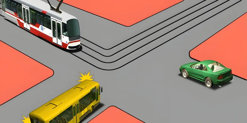 Question 10: The vehicles will proceed through the intersection in the following order: