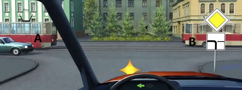 Question 10: When making a left turn, you must yield to: