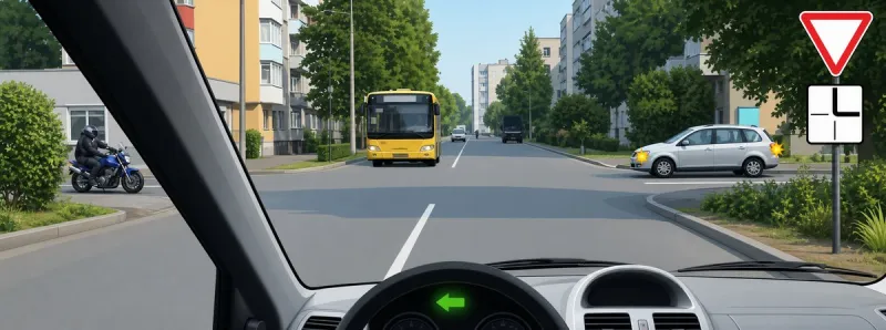 Question 11: In this situation, when making a left turn, we must yield to: