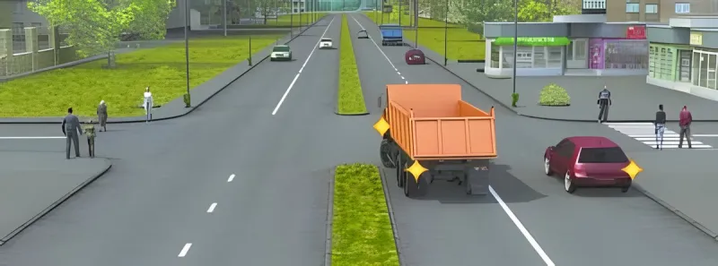 Question 9: Which driver must not interfere with pedestrians?