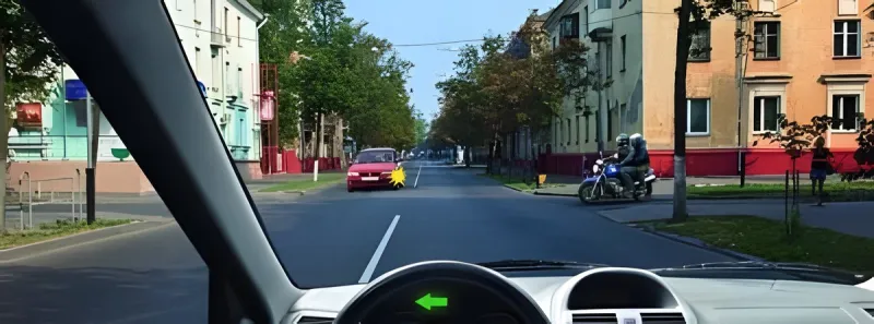 Question 10: When making a left turn: