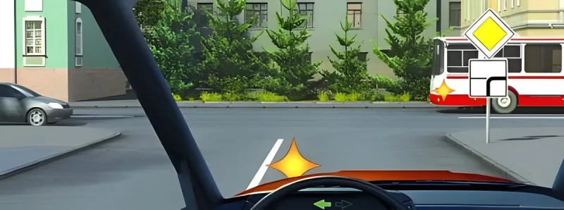 Question 10: When making a left turn, you must yield to: