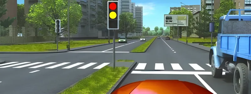 Question 13: When the green traffic signal turns on, we must: