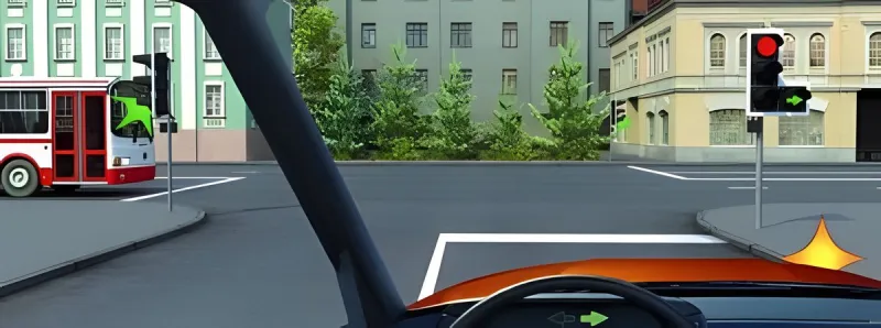 Question 13: Must you yield to the bus?