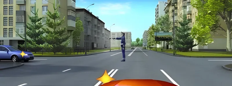 Question 80: In this situation, when making a U-turn, must you yield to the other driver?