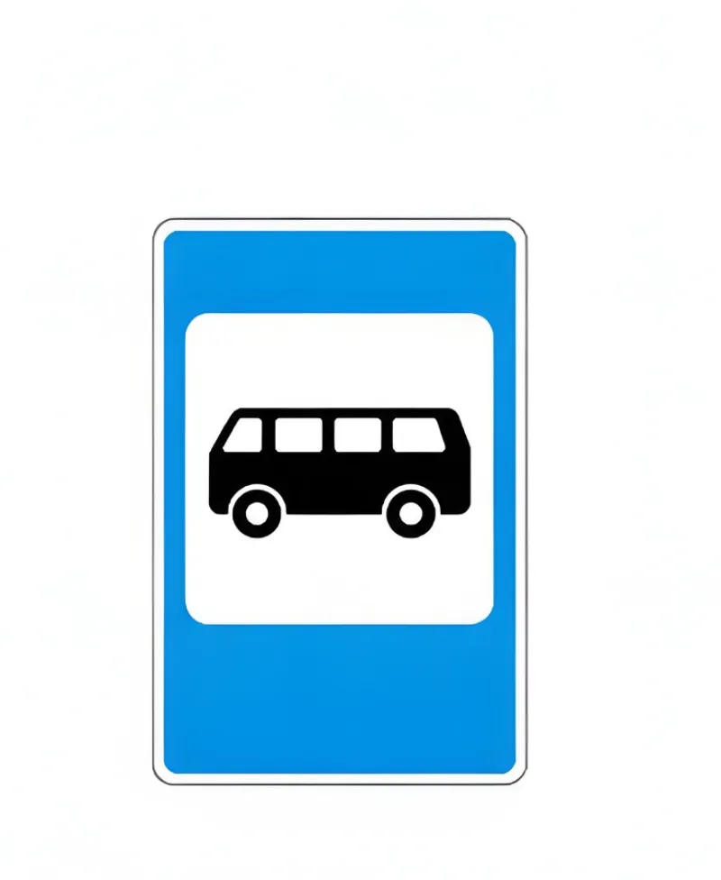 Question 14: Is a trolleybus driver permitted to stop at a stop marked with this sign?