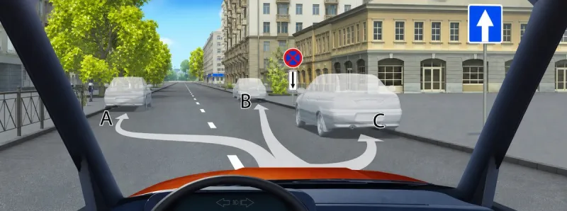 Вопрос 63: В каком месте разрешается остановка?