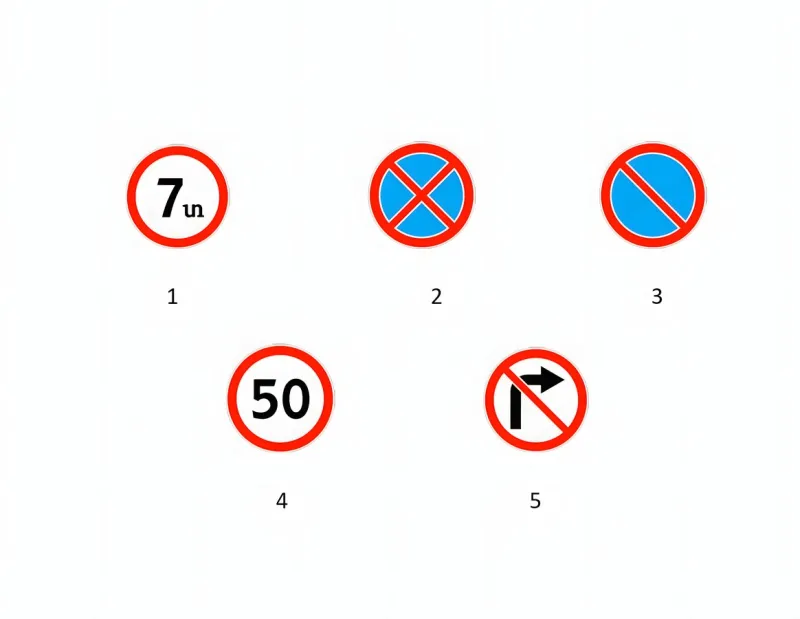 Question 111: Which sign does not apply to public transit vehicles?