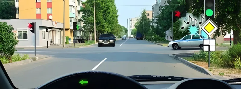 Հարց 18: Ձախ շրջադարձ կատարելիս