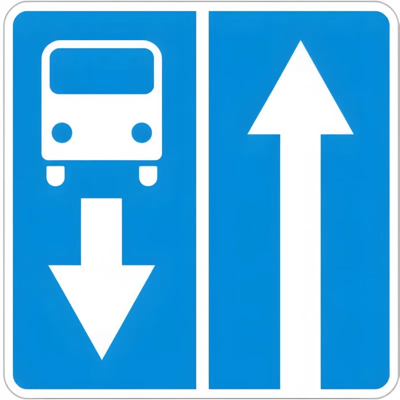 Question 189: When this sign is present, drivers of public transit vehicles must activate the following 