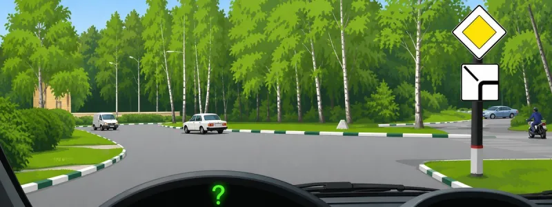 Question 18: When making a right turn while following the priority road, giving a turn signal is: