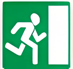 6.20.2 Аварийный выход: Указывает место в тоннеле, где находится аварийный выход.